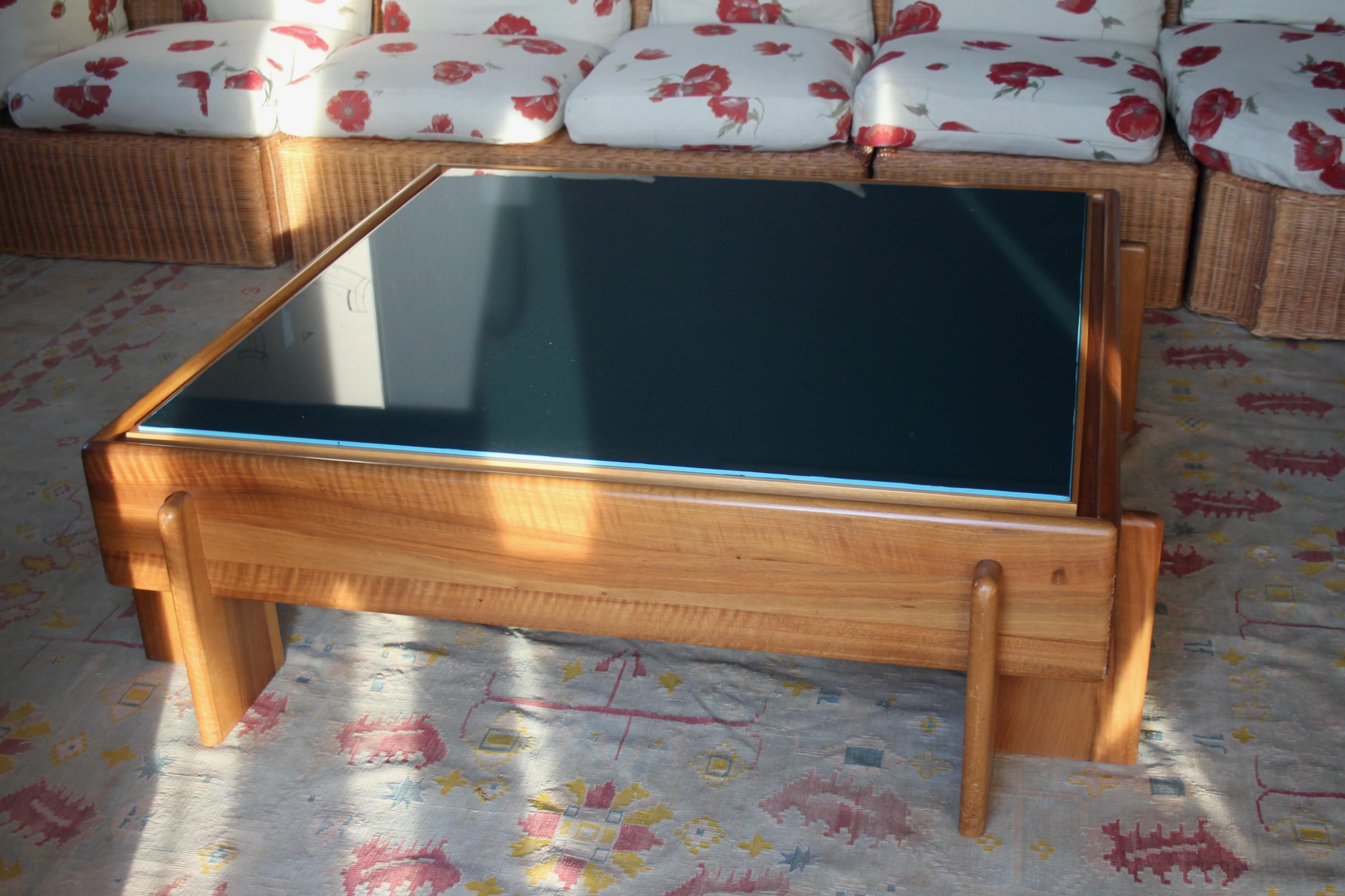 Big Afra and Tobia Scarpa style coffee Table For Sale 6