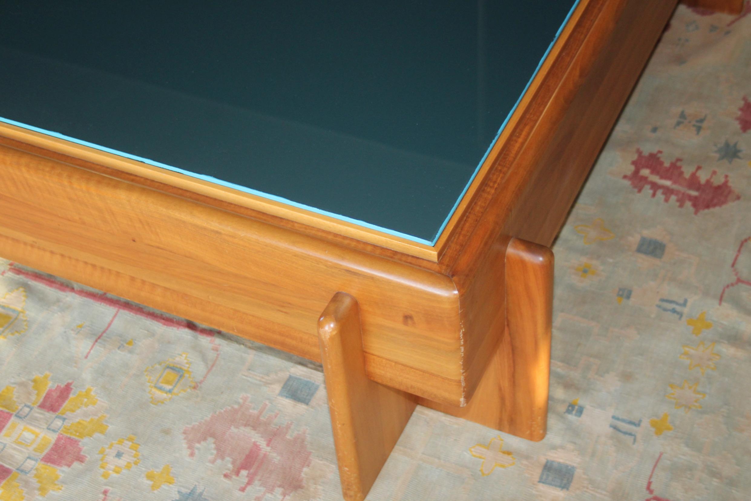 Italian Big Afra and Tobia Scarpa style coffee Table For Sale