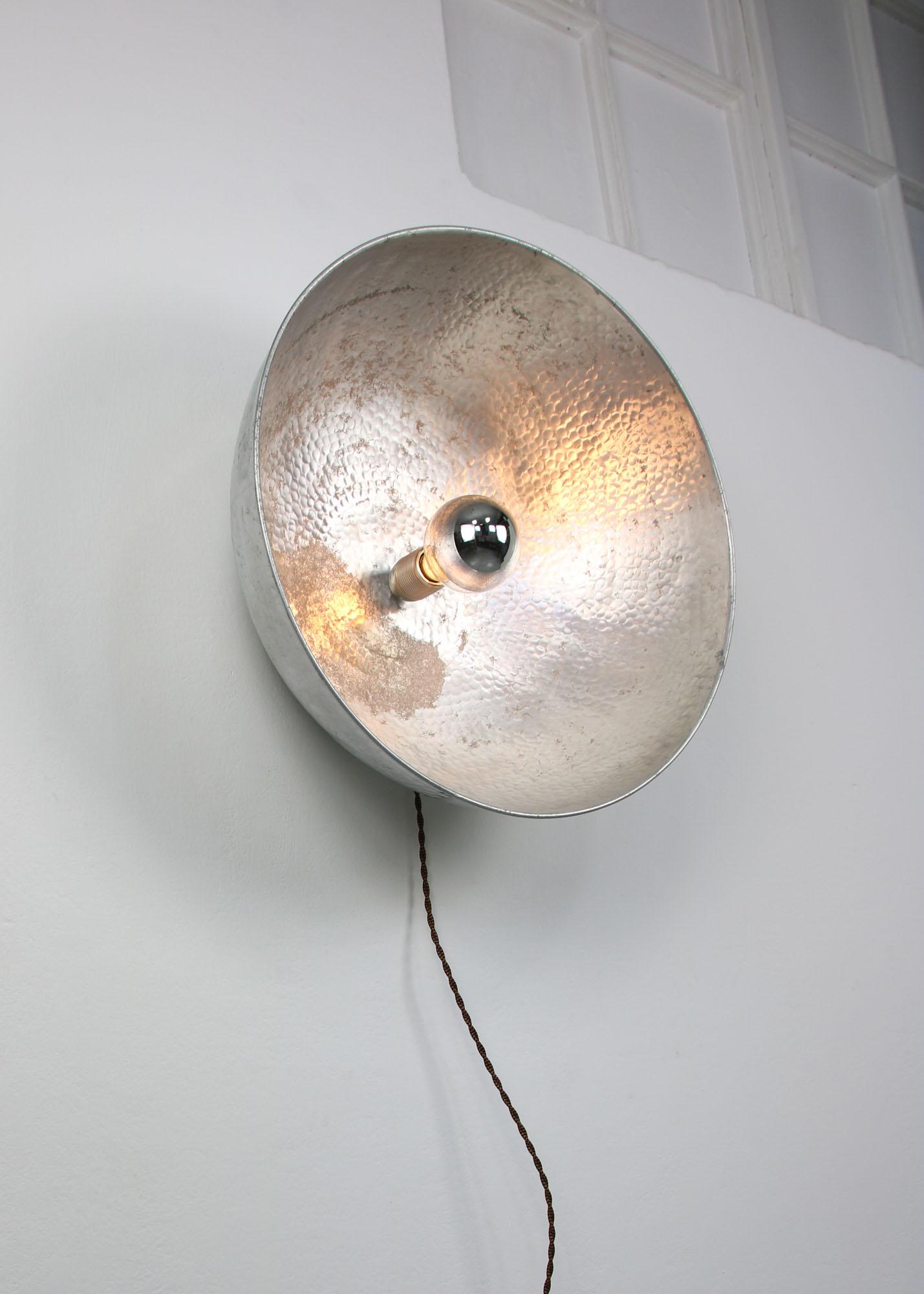 Big Aluminum Ambiental Vintage Wall Lamp For Sale 15