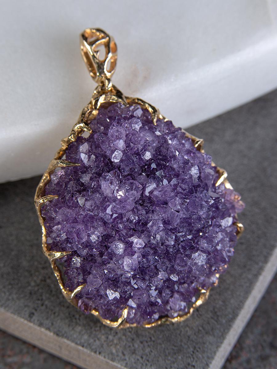 big purple crystal