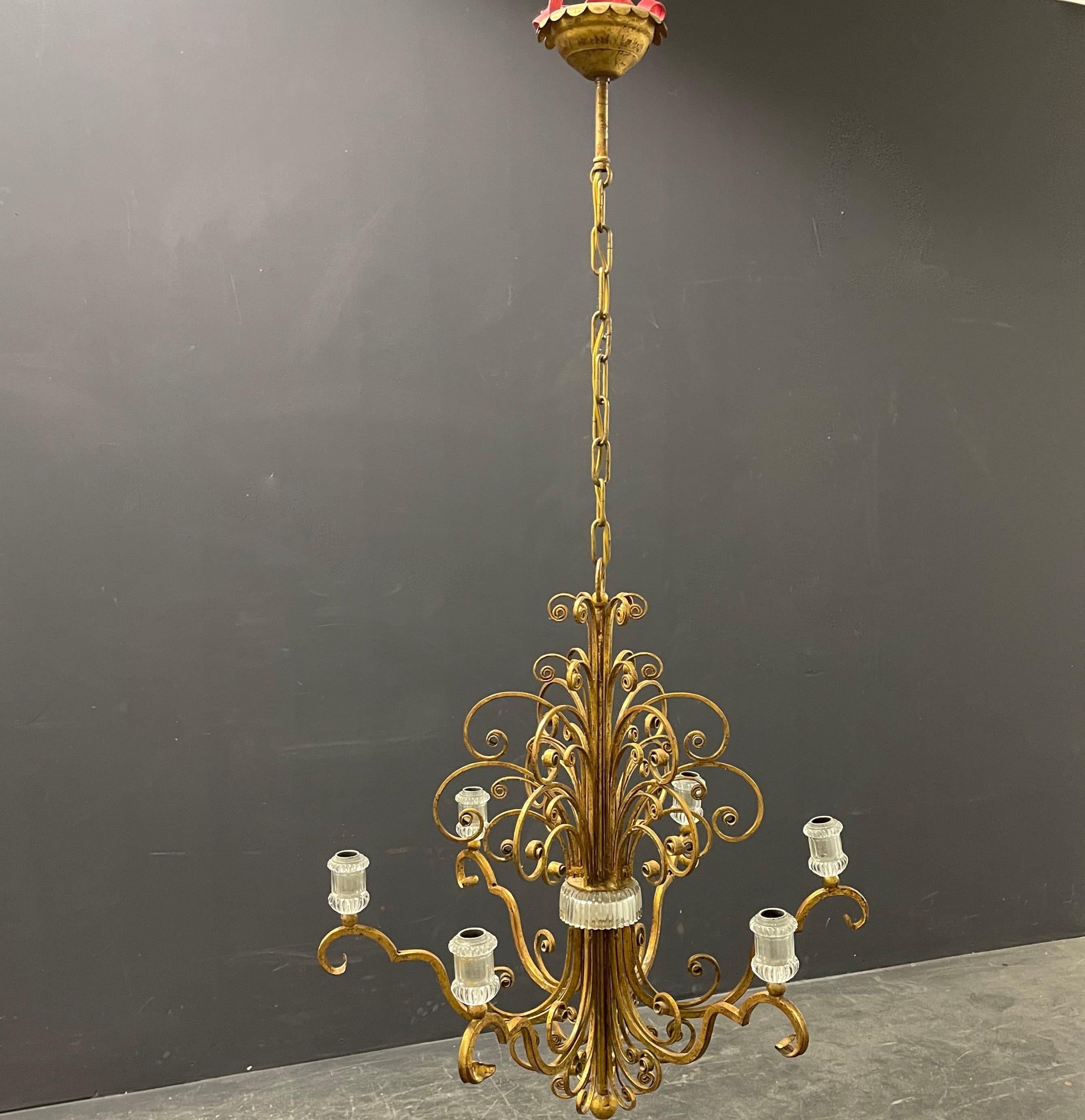 grande e imponente lampadario Maison Bigli in vendita 7