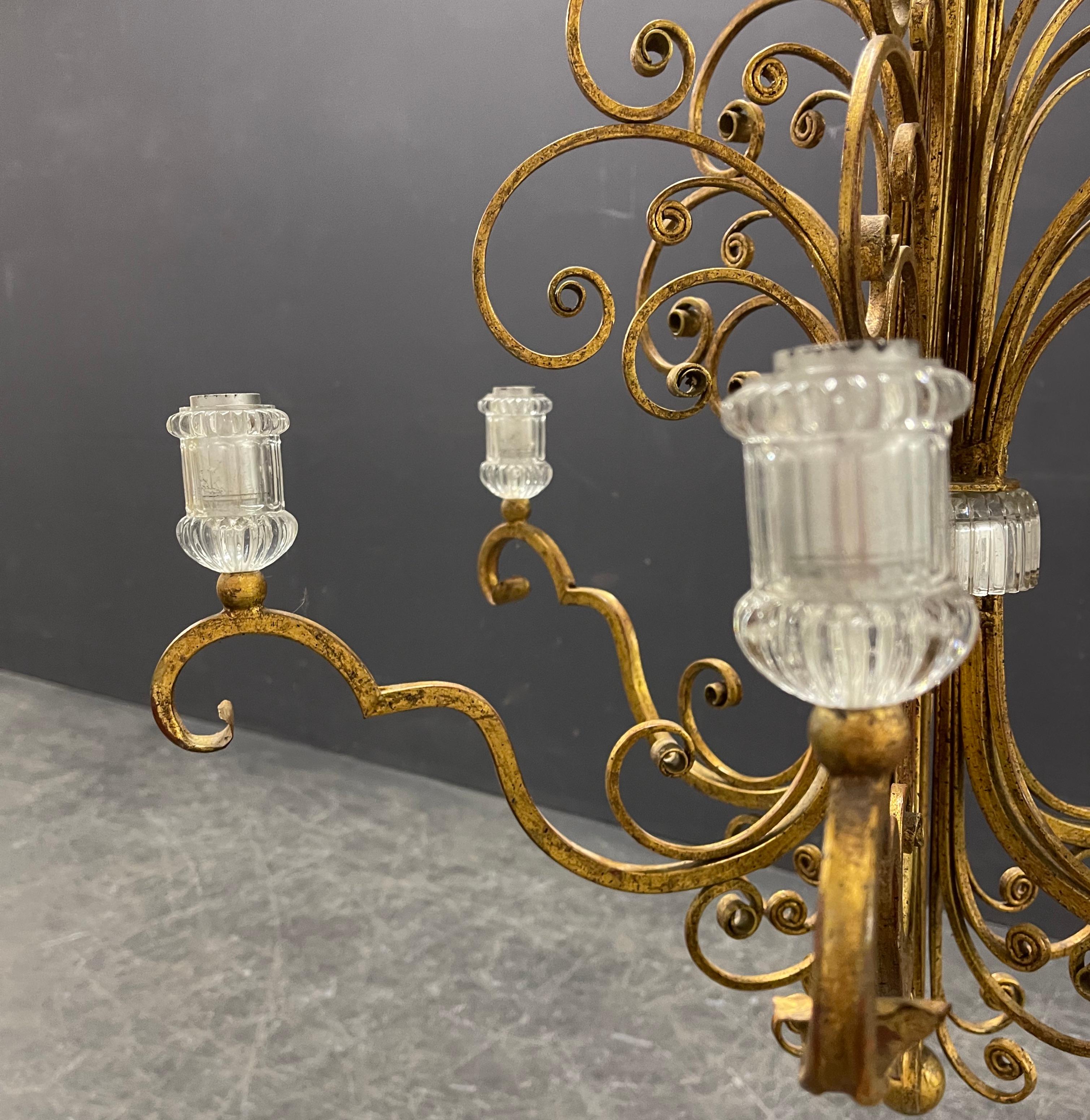 Francese grande e imponente lampadario Maison Bigli in vendita
