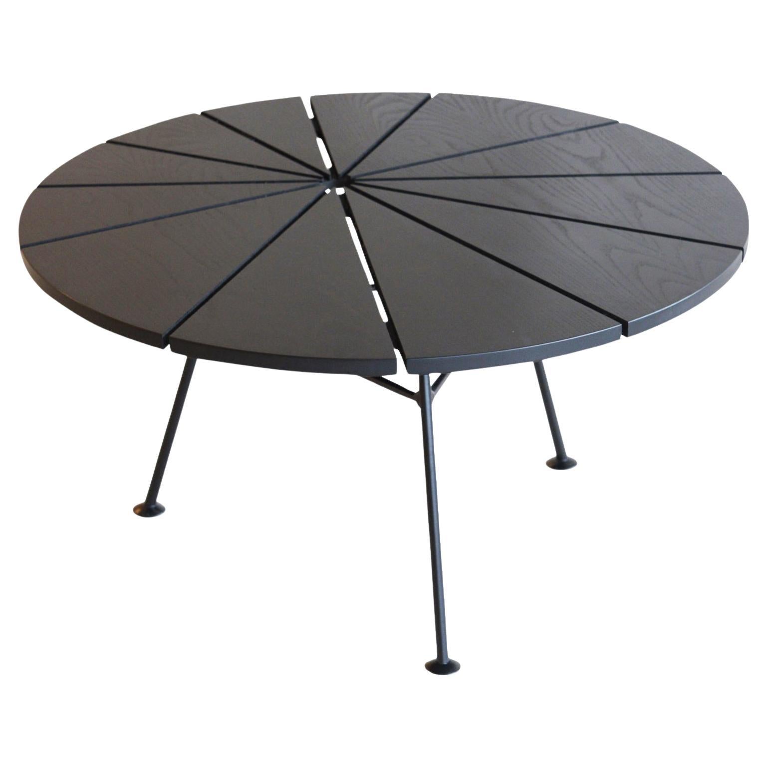 Big And Low Bam Bam Black Ash Table by OK Design