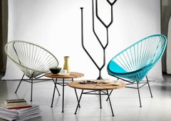 Big And Low Bam Bam Oak Table by OK Design