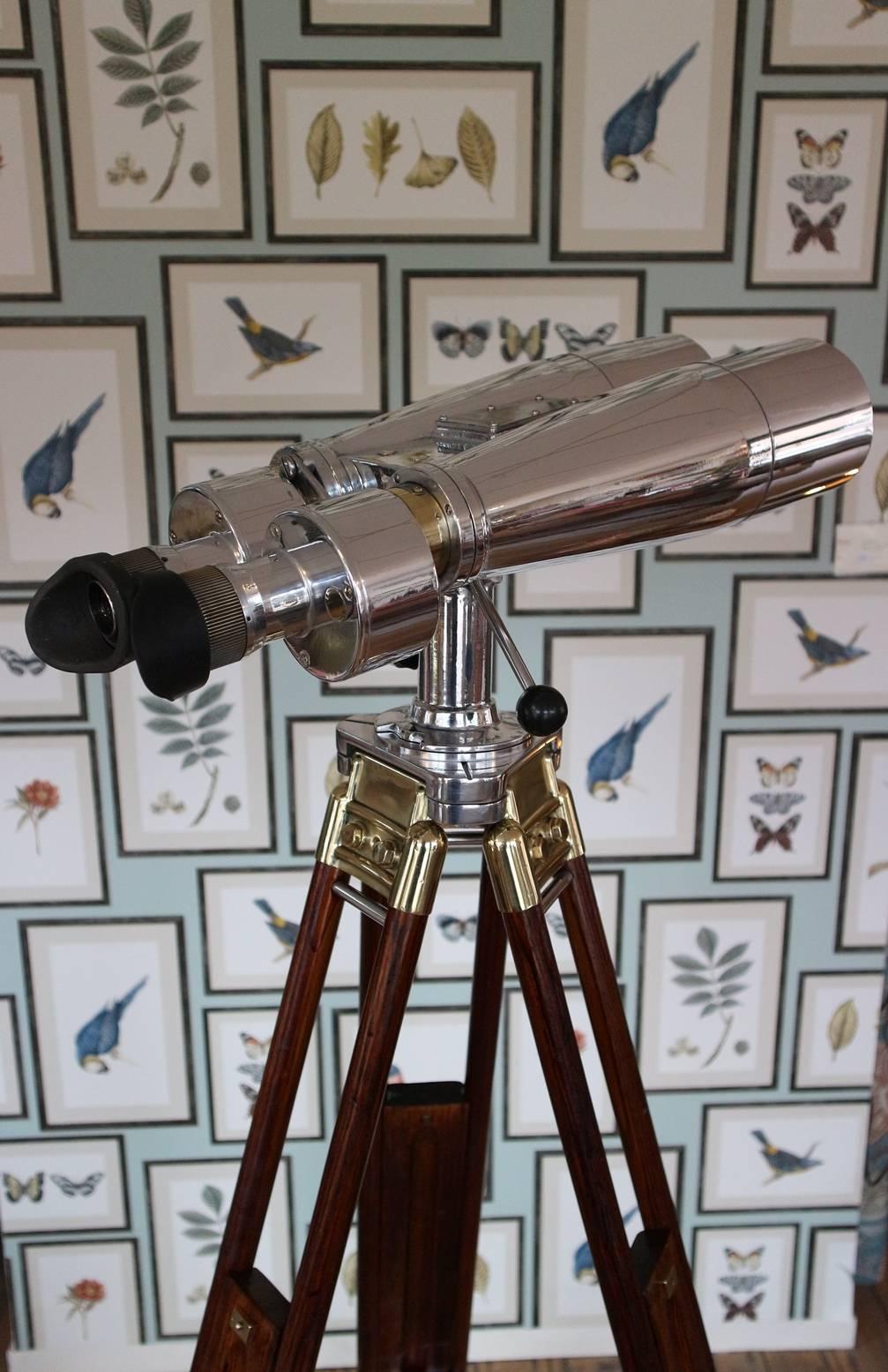 Big and Powerful Observation Binoculars Made by Fuji, circa 1950 7