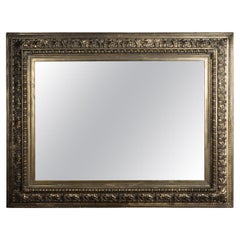 Big Antique Mirror Baroque Still from 1870-1880 gilt