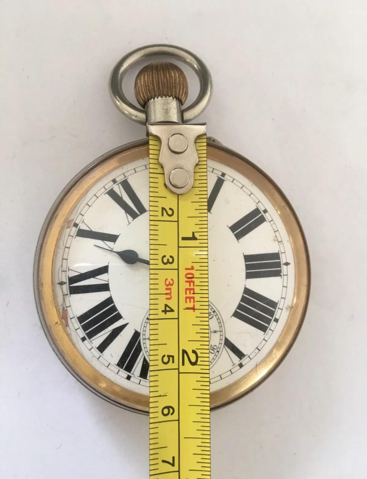 Big Antique “Goliath” Pocket Watch For Sale 5