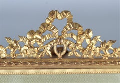 Large Antique Picture Frame, France, Brass, 1870-1880