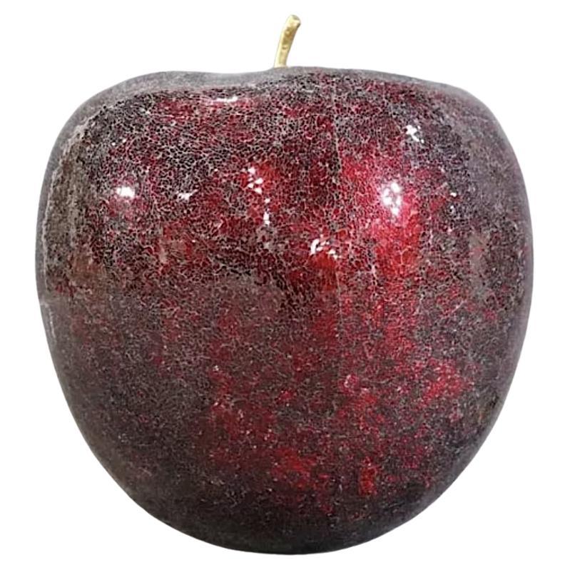 Escultura espejada "Gran Manzana en venta