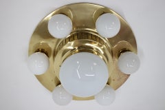 Big Art Deco / Art Nouveau Ceiling Lamp / Chandelier, 1930s