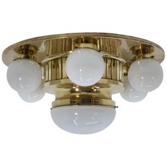 Big Art Deco / Art Nouveau Ceiling Lamp / Chandelier, 1930s