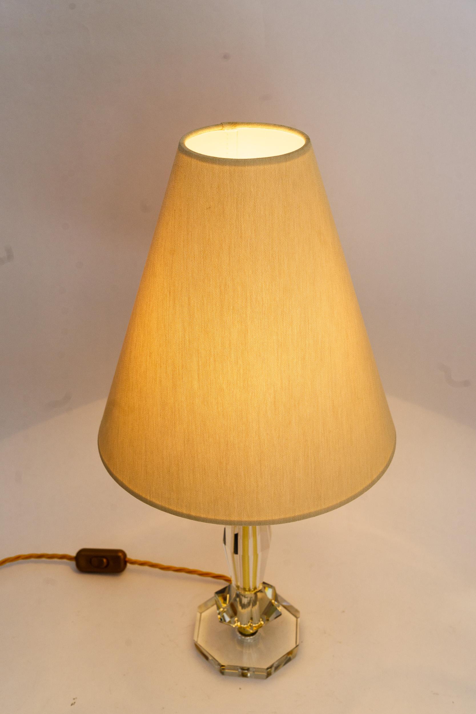 Big Art Deco bakalowits table lamp vienna around 1920s For Sale 6