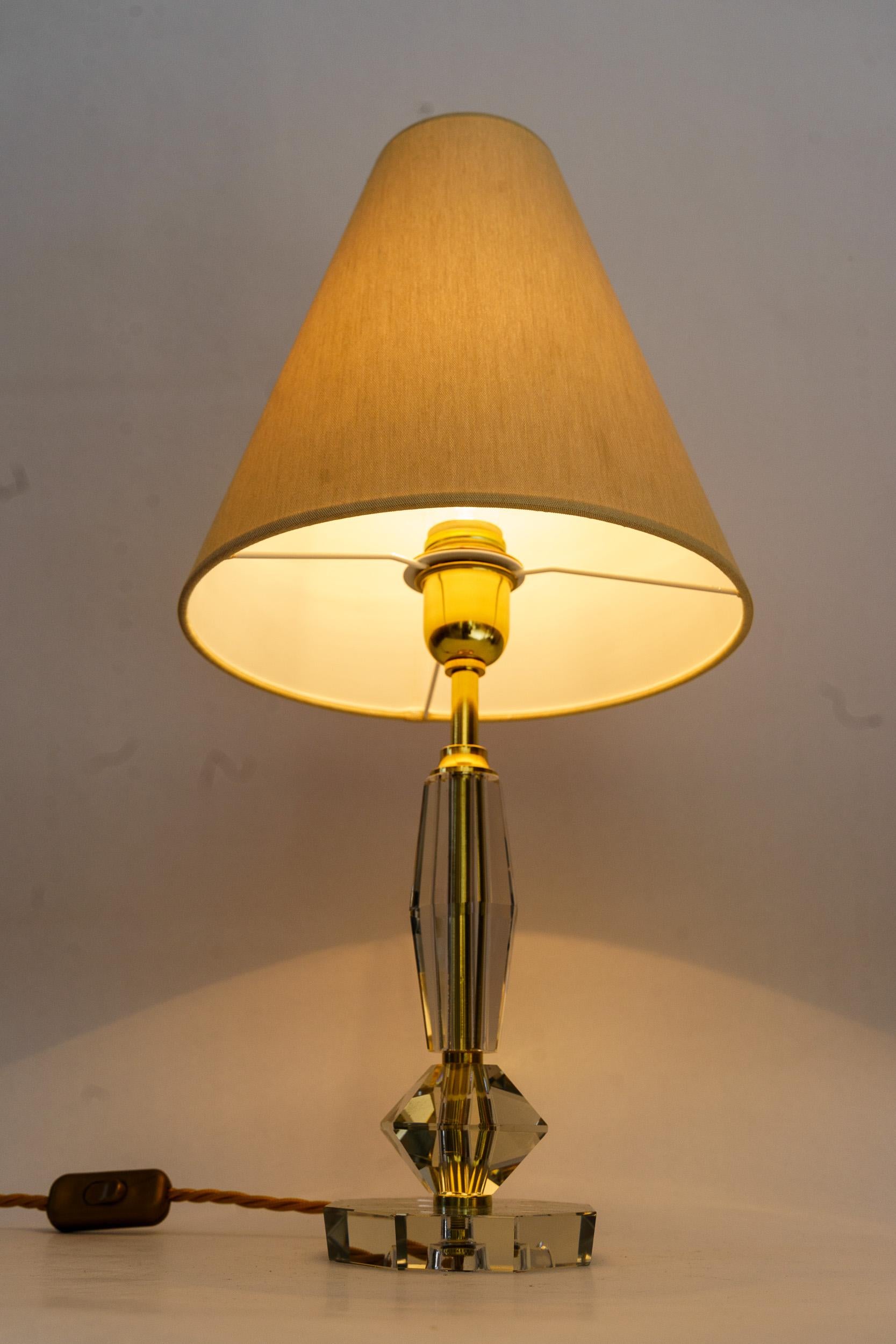 Big Art Deco bakalowits table lamp vienna around 1920s For Sale 7