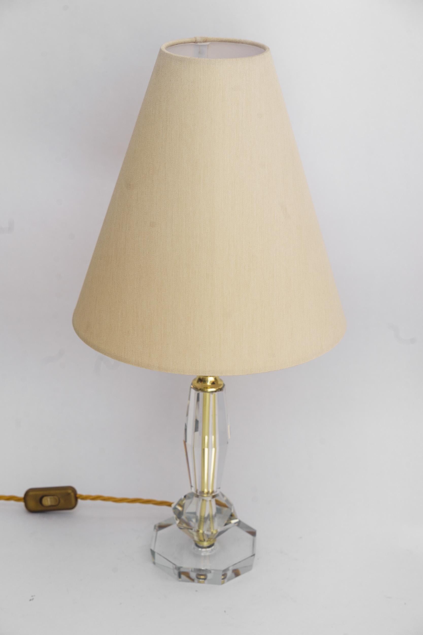 Austrian Big Art Deco bakalowits table lamp vienna around 1920s For Sale