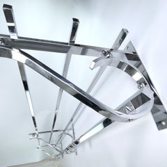 big Art Deco Bauhaus Coat Rack Chrome, 1930s