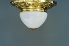 Big art deco ceiling lamp vienna around 1920s