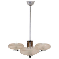 Big Art Deco Chandelier, 1930s