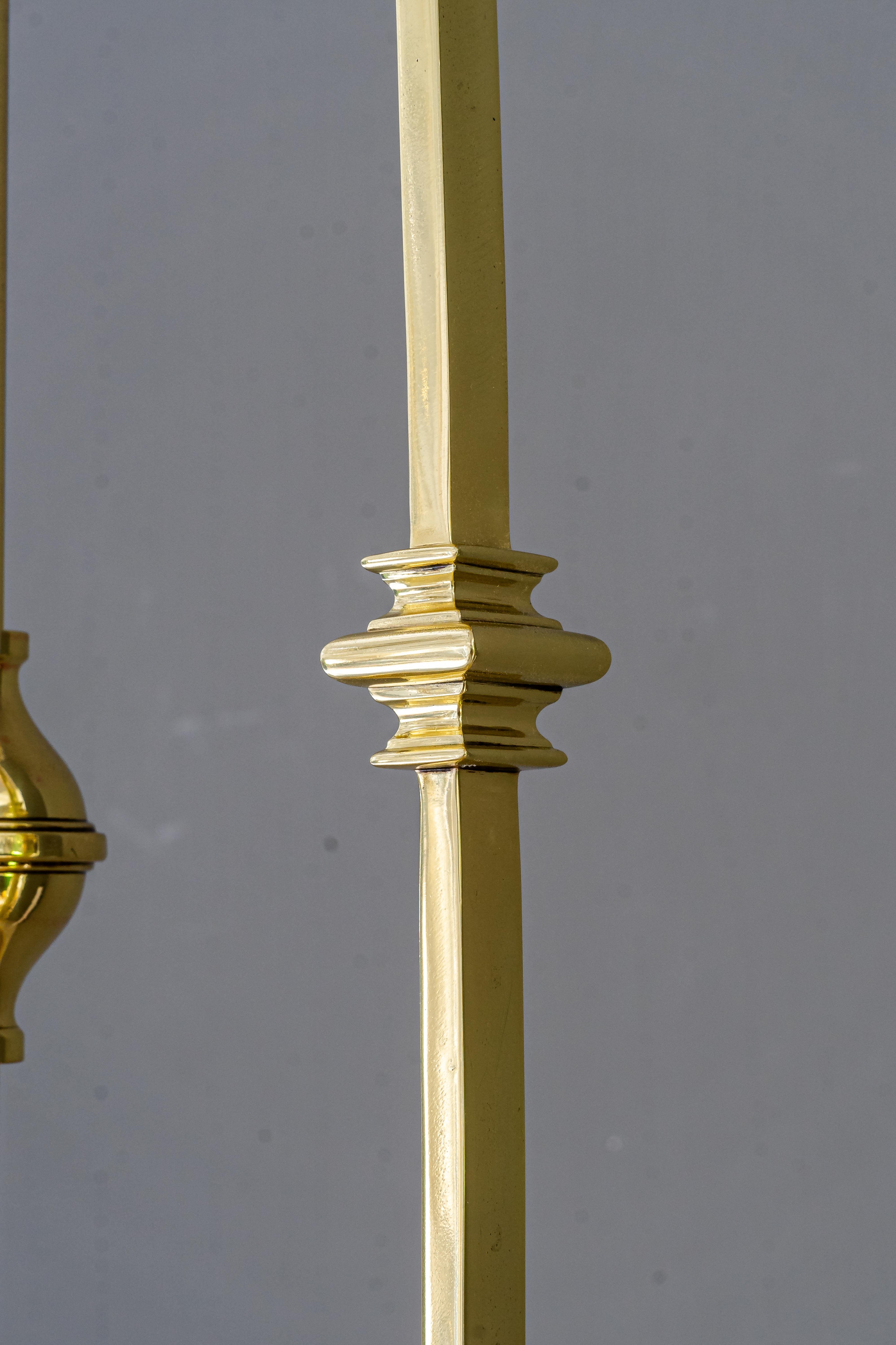 Grand lustre Art Deco viennois vers 1920 en vente 3