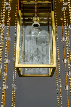 Gran araña Art Déco Viena Alrededor de 1920