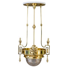 Bigli Art Deco Kronleuchter Wien um 1920