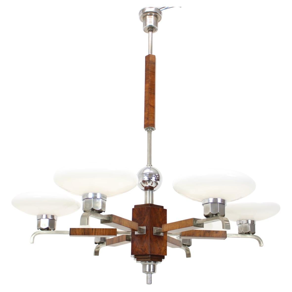 Unique Art Deco Chandelier at 1stDibs