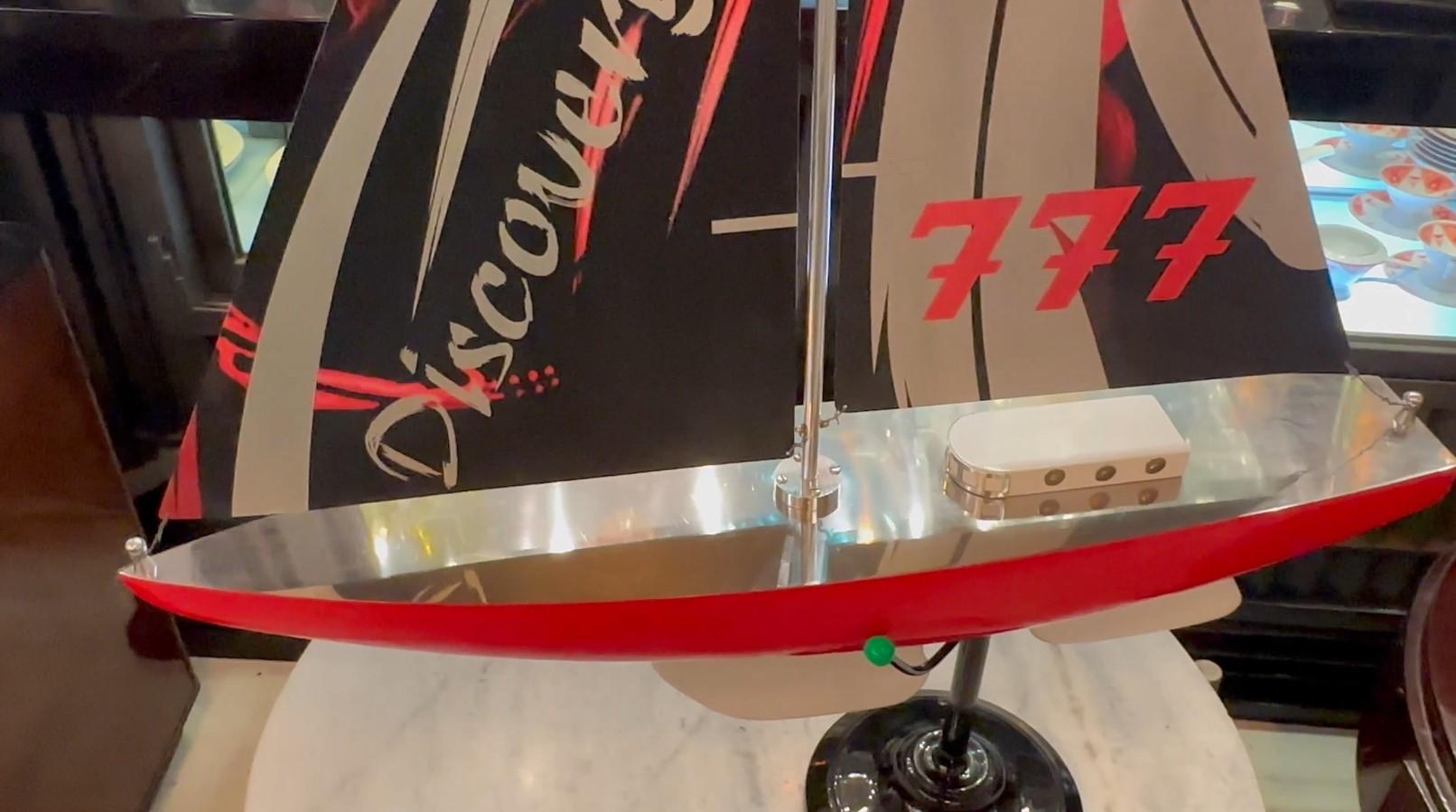 Big Art Deco Inspired Boat in Wood and steel  Designer: Marcelo Peña, 2024 For Sale 3