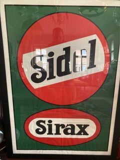 BIG Art Deco Original Advertising Promotional Poster SIDOL, 1930s