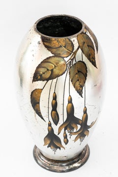 Big Art Deco Silvered WMF Vase "Ikora" Germany around 1930s 'Marked'