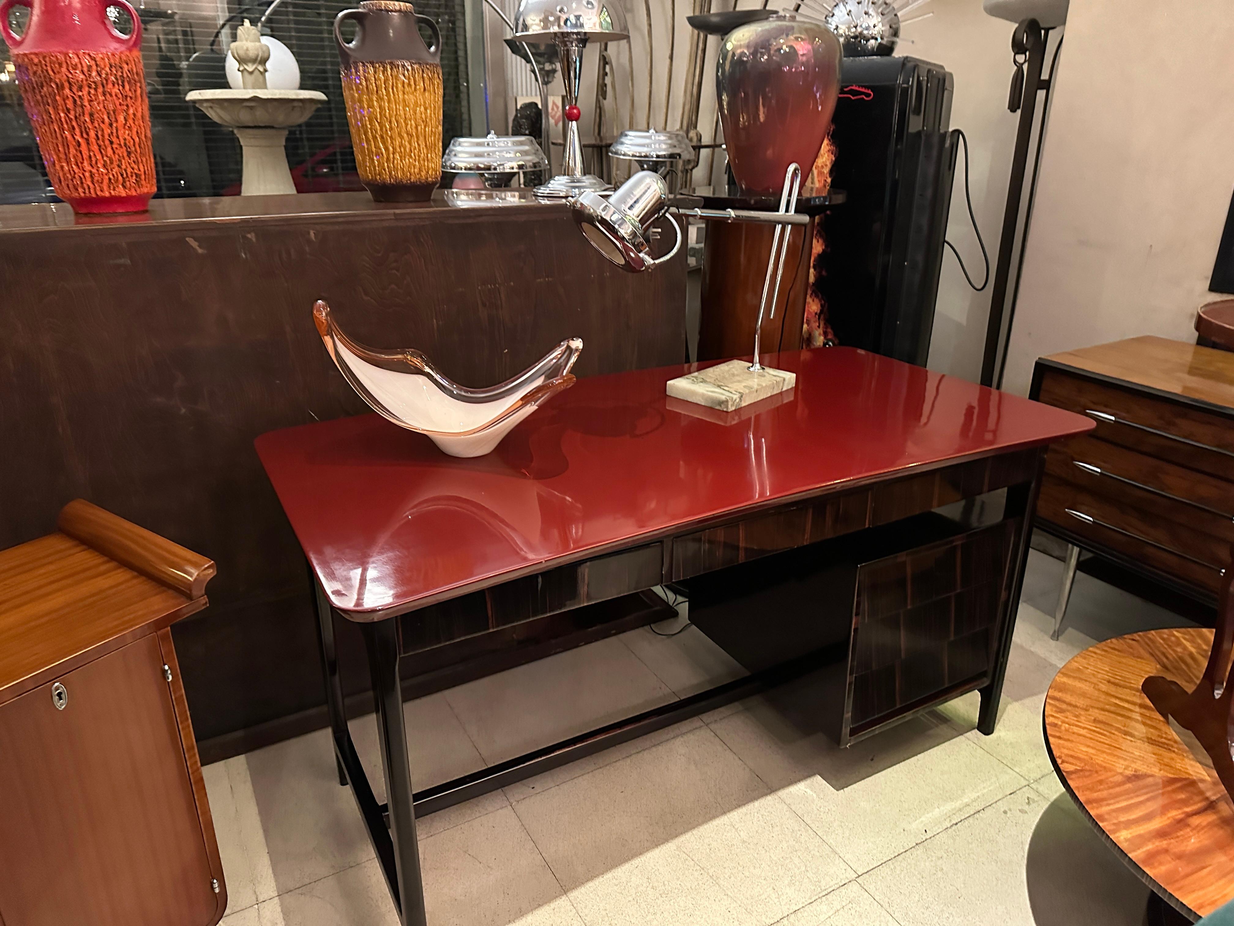 Gran Lámpara de Mesa Art Decó 1920, Francia, Materiales, Mármol y Cromo en venta 12