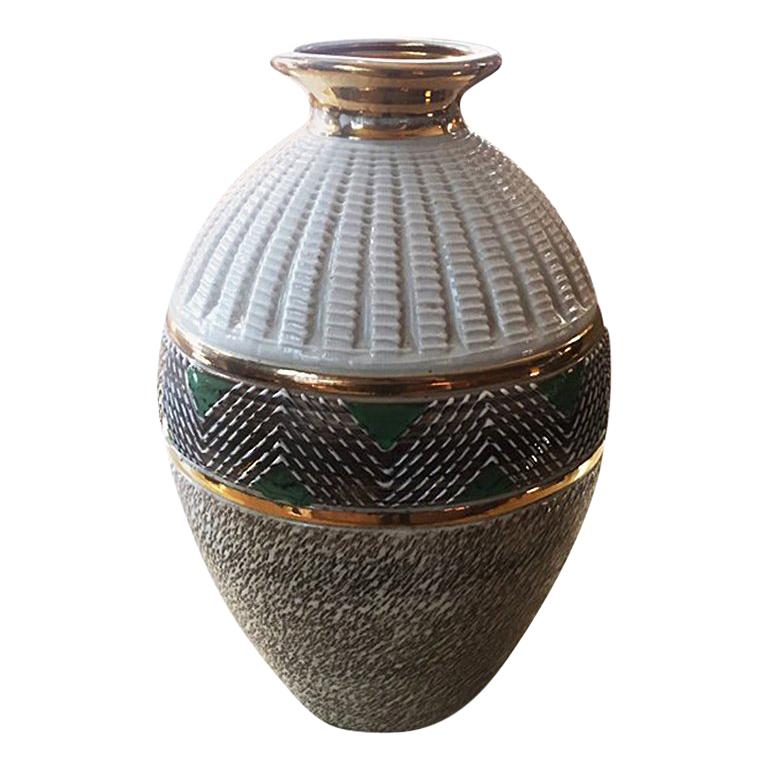 Big Art Deco Vases In Ceramic France 1930 For Sale At 1stdibs