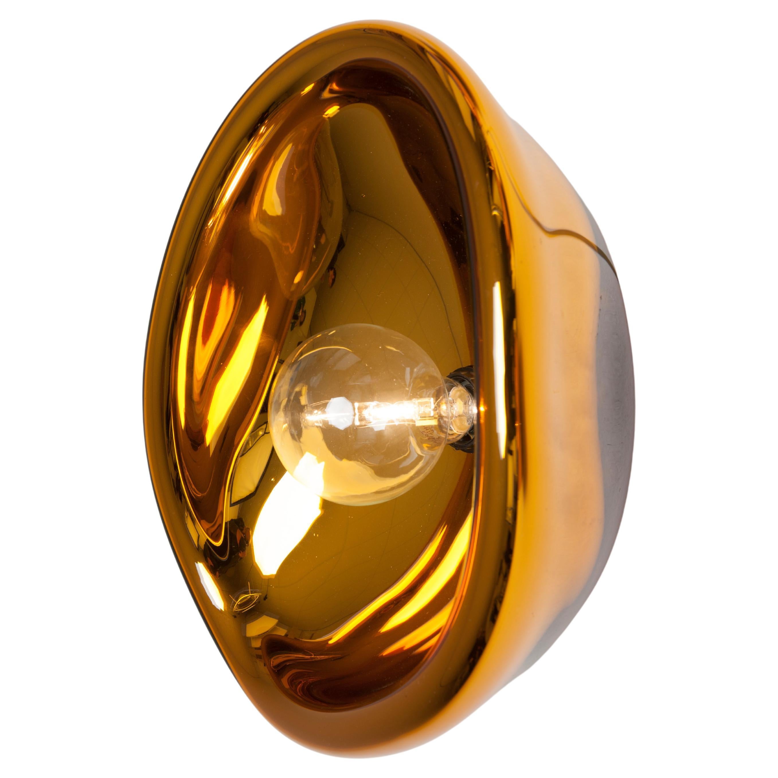 Big Aurum Gold Glass Sconces, Alex de Witte For Sale