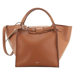 Große Tasche Glattes Kalbsleder Klein