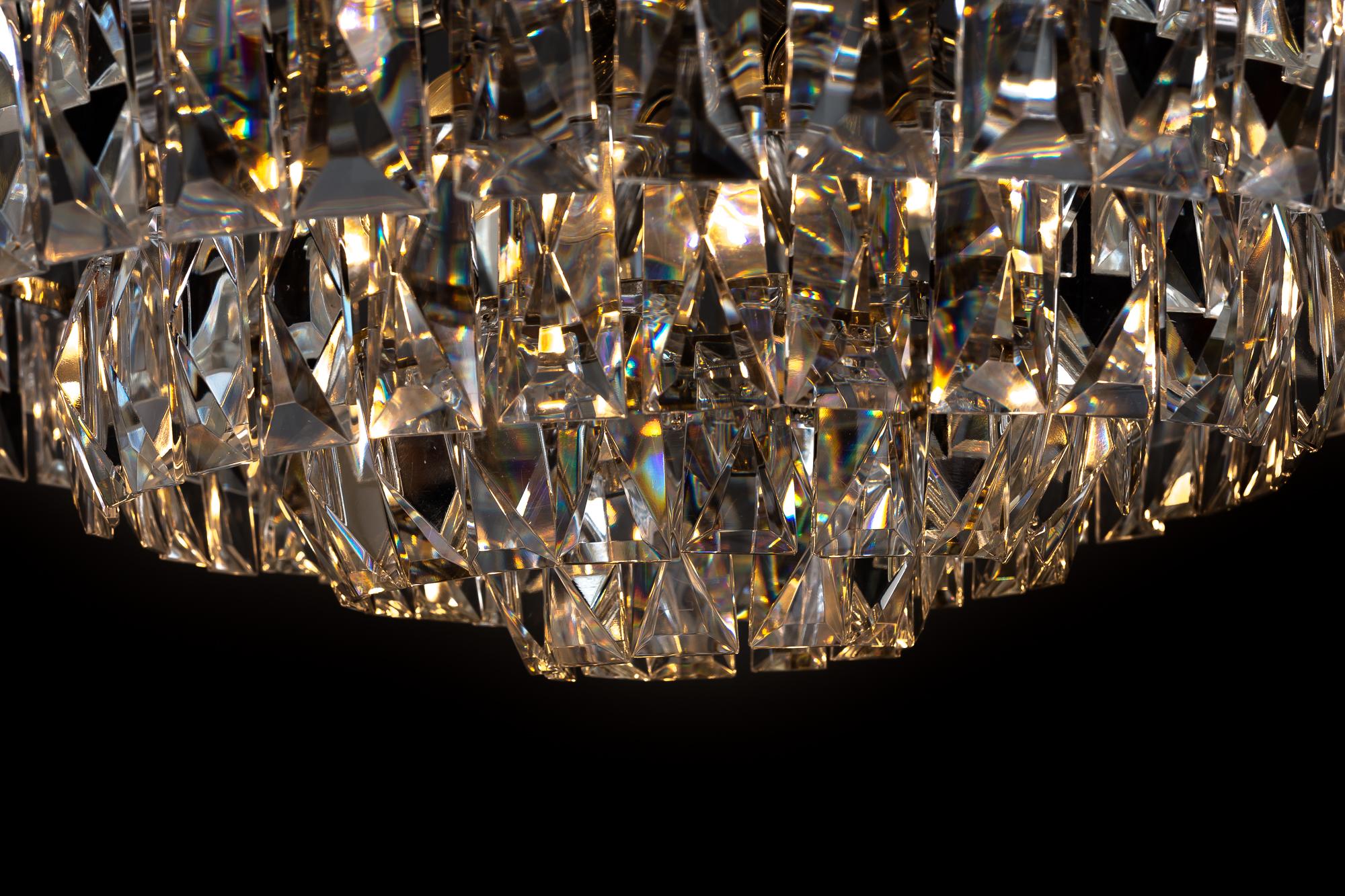 Big Bakalowits Crystal Chandelier, circa 1960s For Sale 9