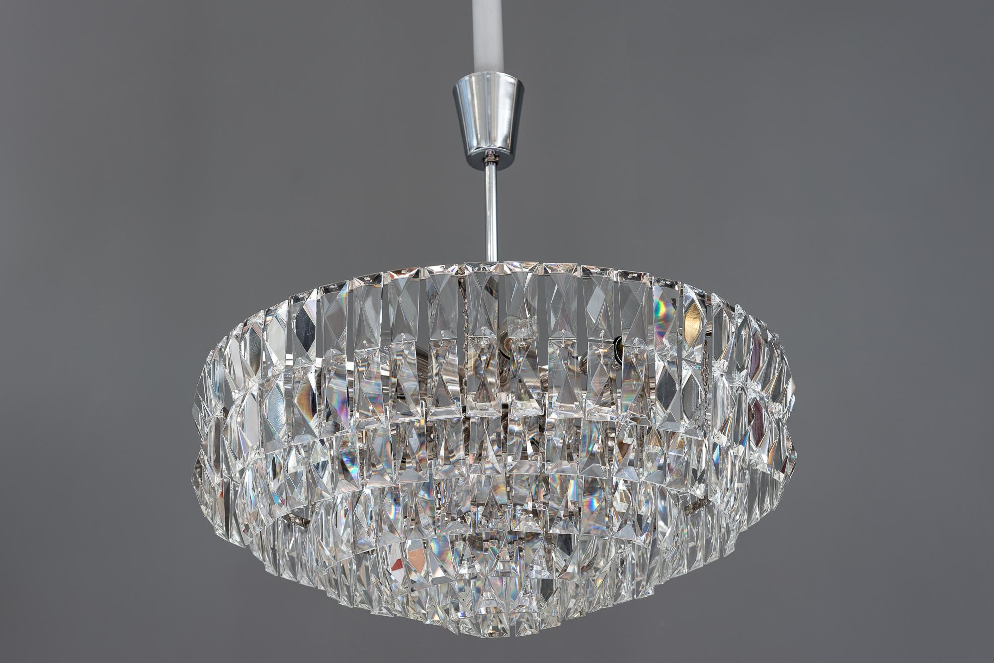 Big Bakalowits crystal chandelier, circa 1960s
Original condition.