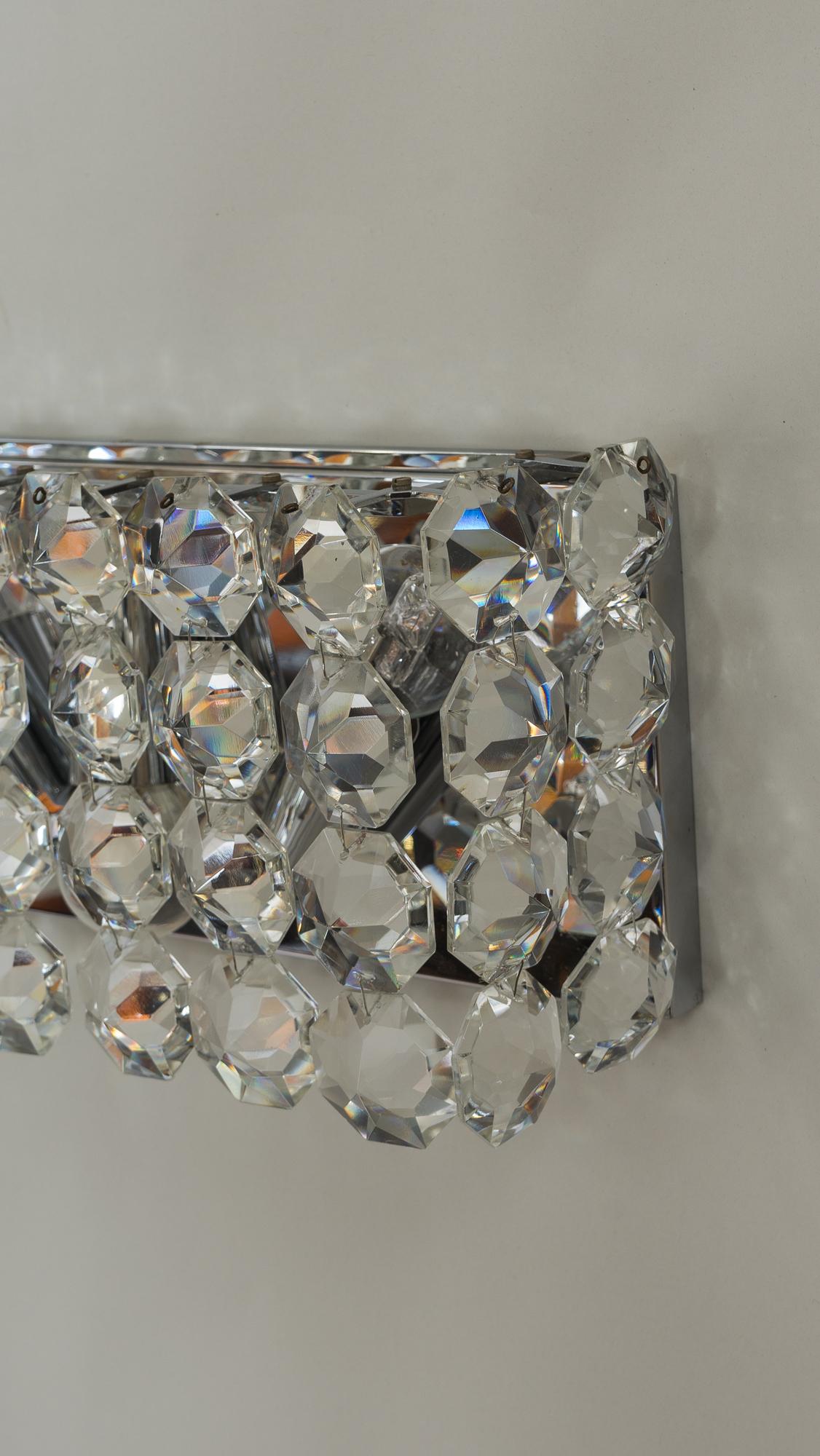 Big Bakalowits wall lamp circa 1950 (Nickel-Plated), circa 1950s
Original condition.