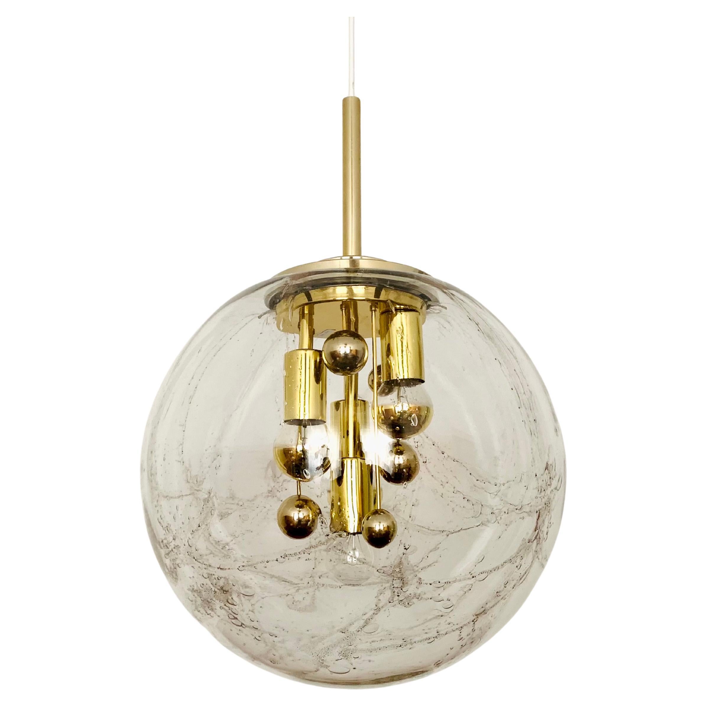 Big Ball Glass Pendant Lamp by Doria