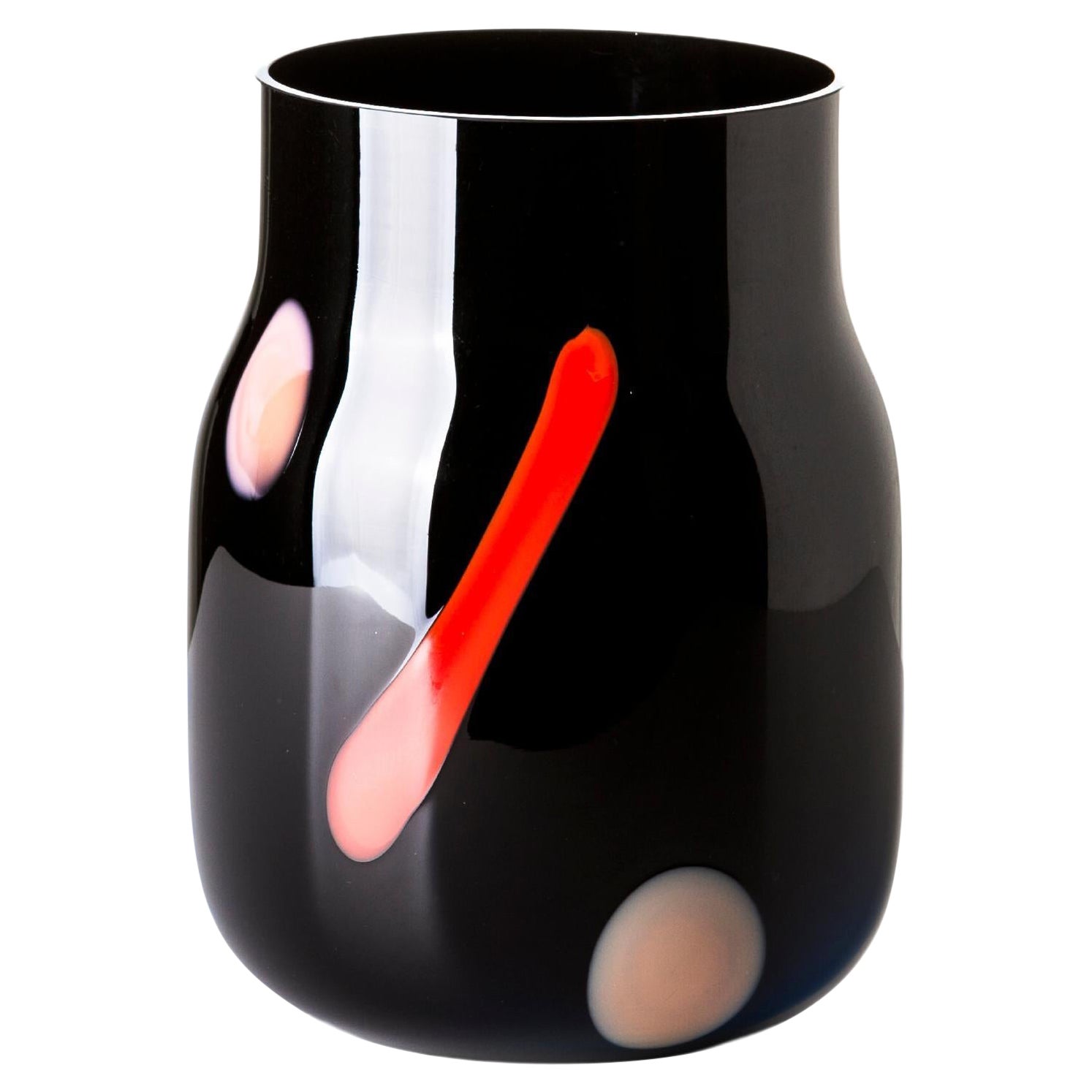 Große postmoderne Bandaska-Vase von Dechem Studio