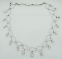 Big Bang for the Buck Diamond Necklace in 18 Karat 2.75 Carat