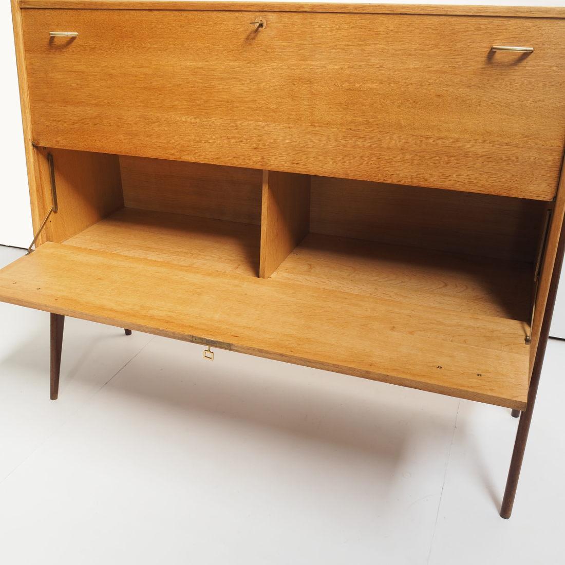 French Big Bar Cabinet by Louis Paolozzi for René Godfroid For Sale
