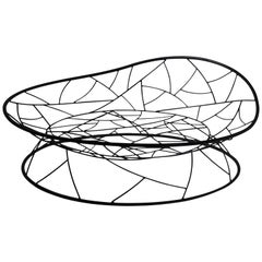The Moderns Moderns Century Steel Big Basket Lounger (chaise longue à grand panier en acier)