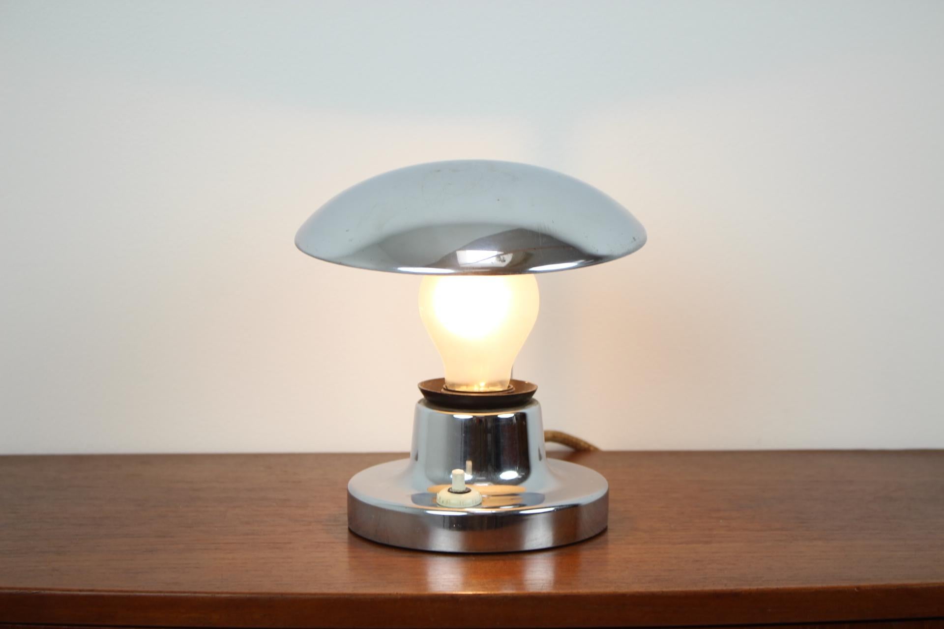 Mid-20th Century Bauhaus Metal Table Lamp, 1930s