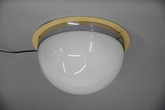 Gran aplique de pared o empotrable de cromo Bauhaus, años 40, dos artículos disponibles