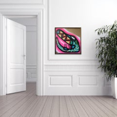 'Untitled XIX' Framed Canvas Original Street Art Painting by Big Bear