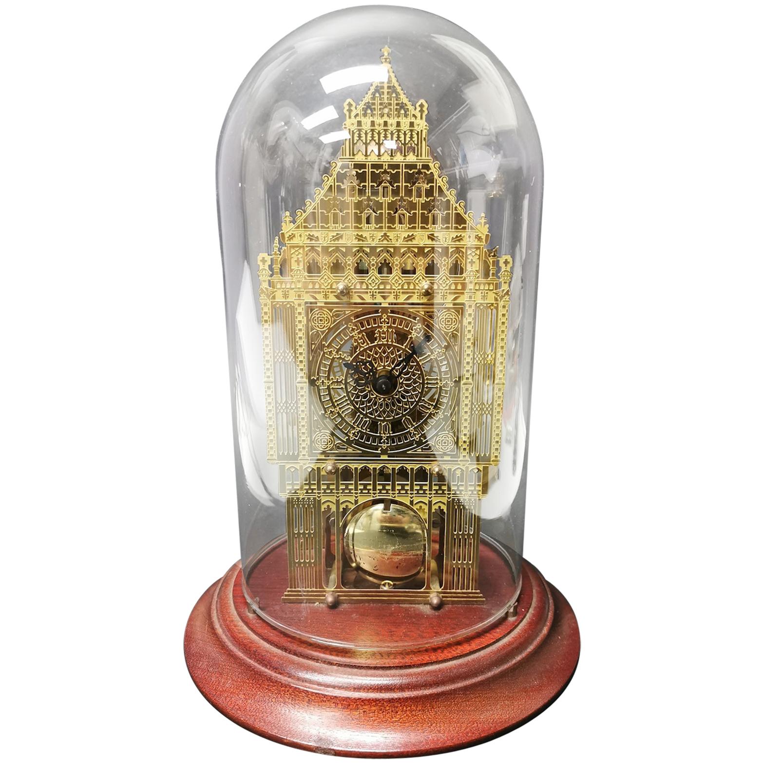 Big Ben Brass Skeleton Clock For Sale