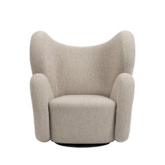 'Big Big Chair' Armchair by Norr11, Barnum Bouclé, Beige