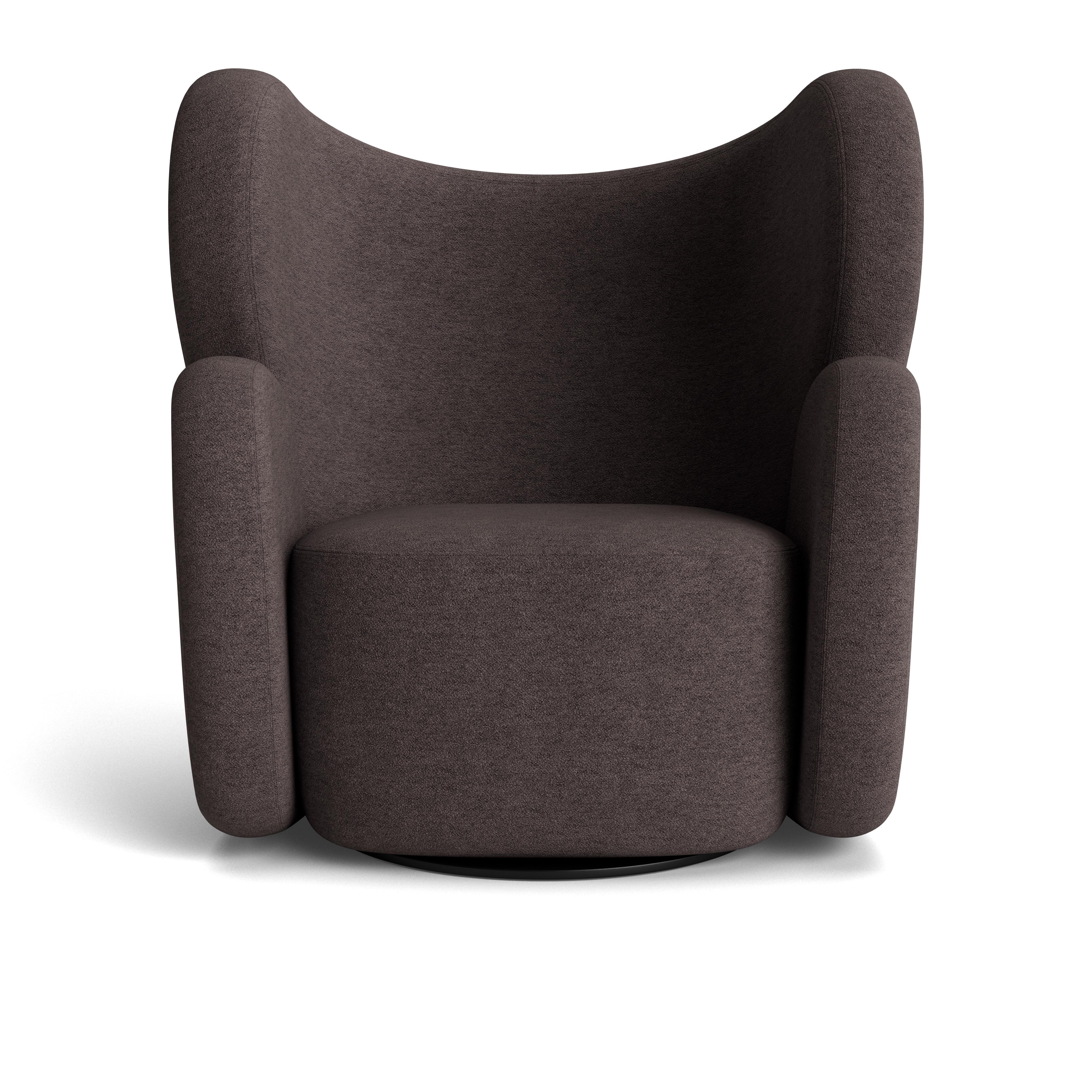 Big big chair armchair
Signed by Kristian Sofus Hansen and Tommy Hyldahl for Norr11. 

Model shown on the picture:
Fabric: Barnum Bouclé 11
Made in Italy

Appropriately named, the Big Big Chair is the bigger version of the compact Little Big