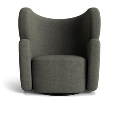 'Big Big Chair' Armchair by Norr11, Barnum Bouclé, Gray