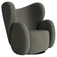 'Big Big Chair' Armchair by Norr11, Barnum Bouclé, Gray