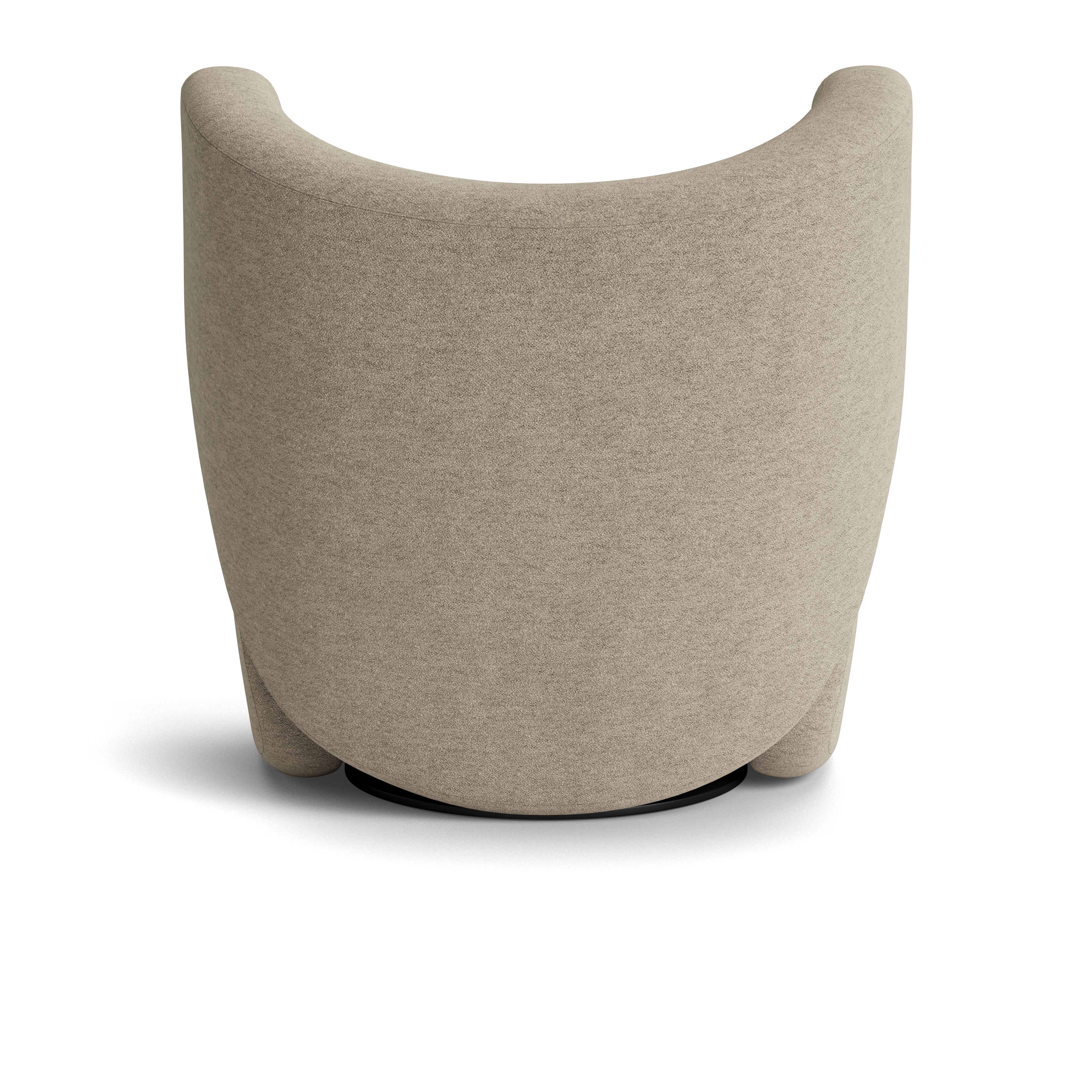  Big Big Chair'' Sessel von Norr11, Barnum Bouclé, Sand (Skandinavische Moderne) im Angebot