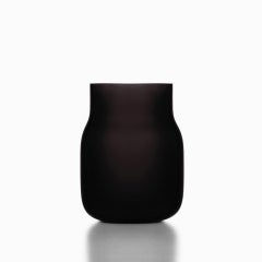 Big Black Bandaska Matte Vase by Dechem Studio